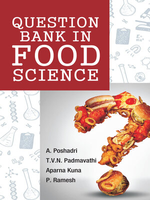 cover image of Question Bank in Food Science